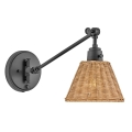 Hinkley - Aplique de pared orientable ARTI 1xE27/60W/230V negro/marrón